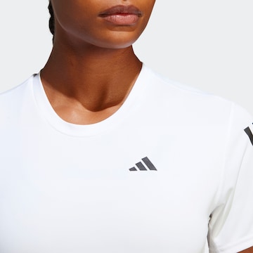 ADIDAS PERFORMANCE Functioneel shirt 'Own the Run' in Wit