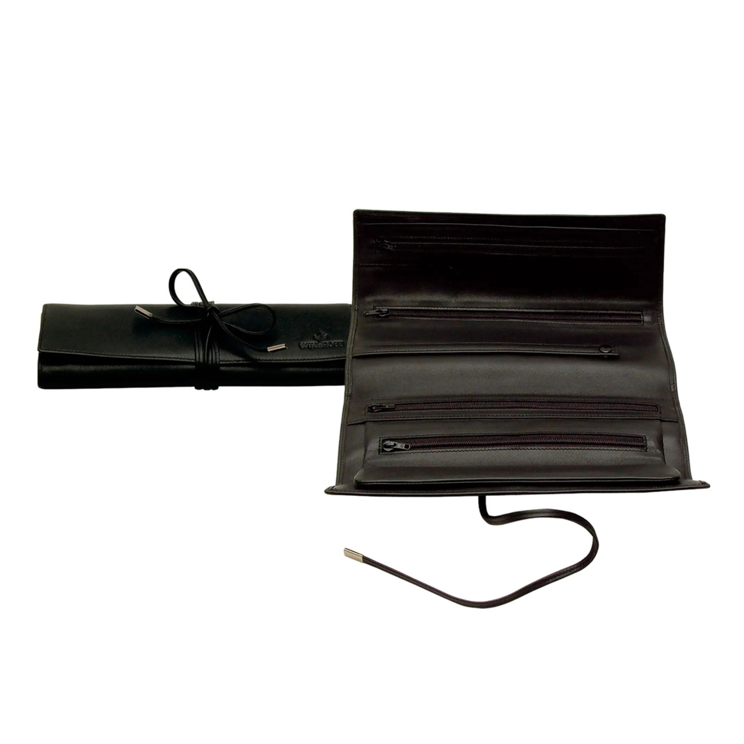 WINDROSE Schmuckrolle 'Nappa' in Schwarz