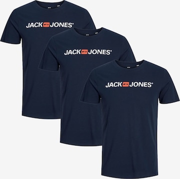 JACK & JONES Shirt 'Basic' in Blue: front