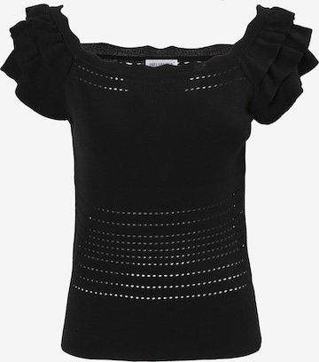 Influencer Sweater in Black: front