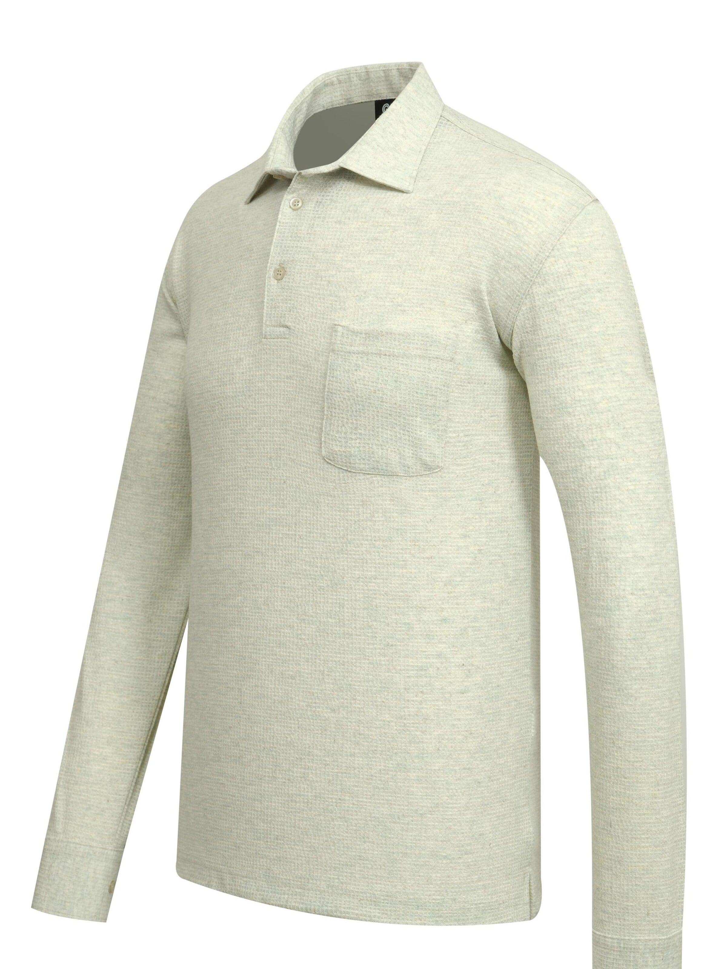 Cizgi Triko Shirt‌‌‌‌‌‌ in Grün