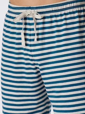 SCHIESSER Short Pajamas ' Casual Nightwear ' in Blue