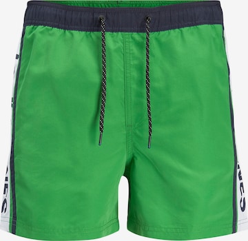 JACK & JONES Badeshorts 'Crete' in Grün: predná strana