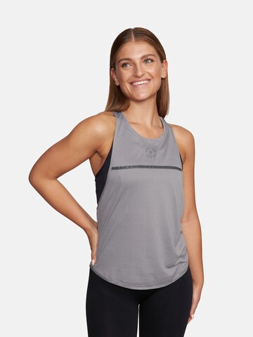 GOLD´S GYM APPAREL Sporttop in Grau: predná strana