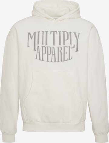 Bluză de molton de la Multiply Apparel pe alb: față