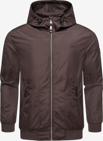 Veste fonctionnelle 'Stewie II' Ragwear en marron : devant