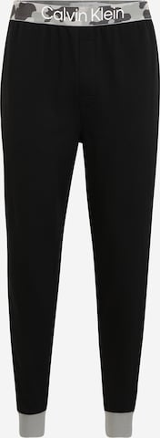 Calvin Klein Underwear Панталон пижама в черно: отпред