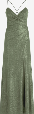 Vera Mont Abendkleid im Glitzer-Look in Grün: Vorderseite