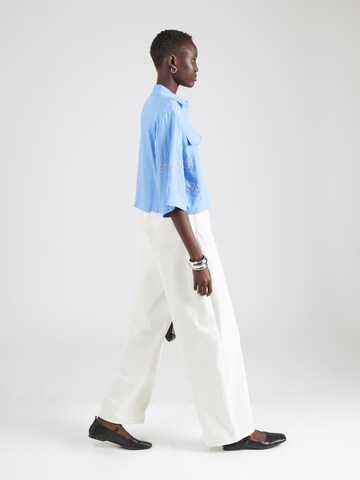 OBJECT Blouse 'OBJMIKA' in Blue