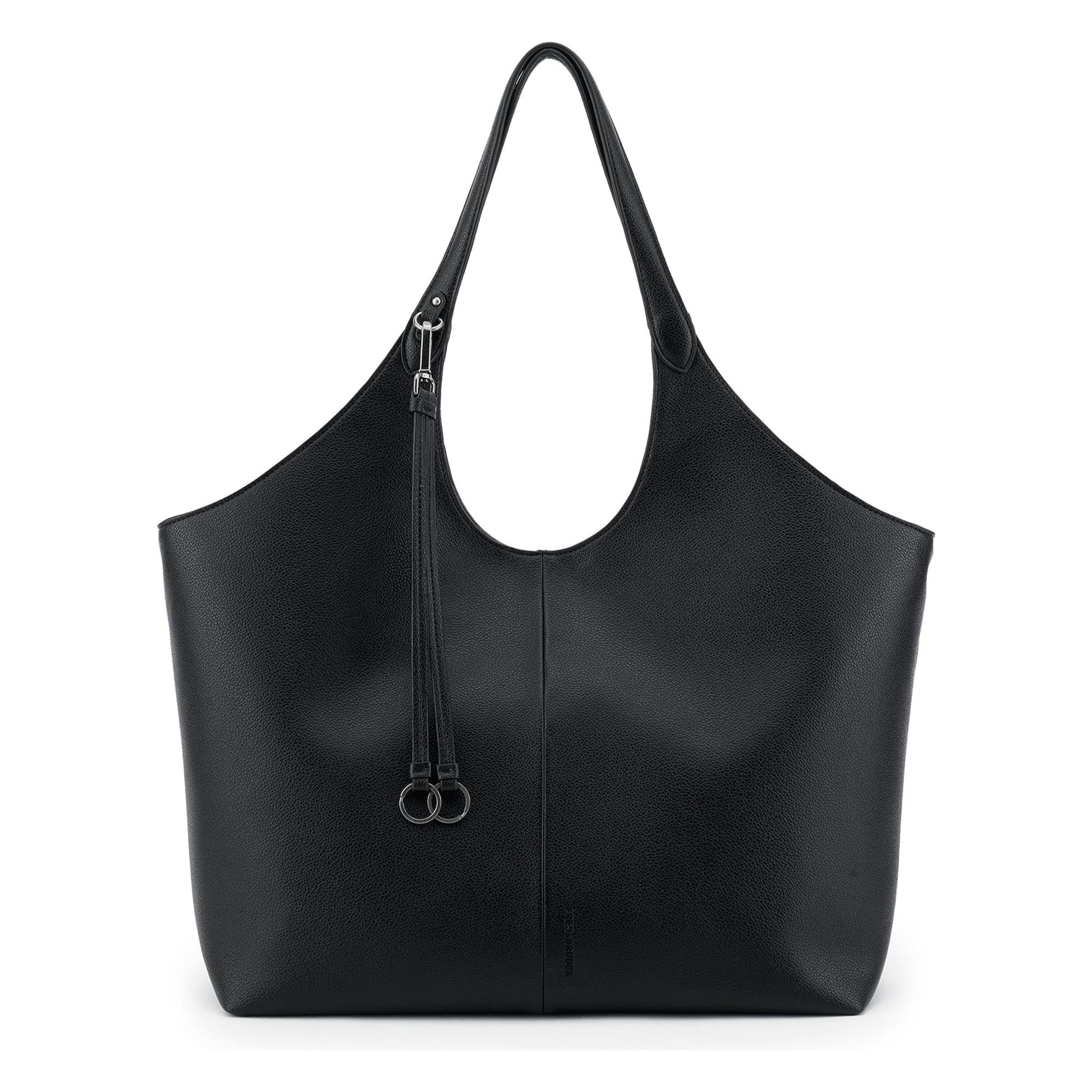 FREDsBRUDER Shopper 'My Bestie ' in Black: front