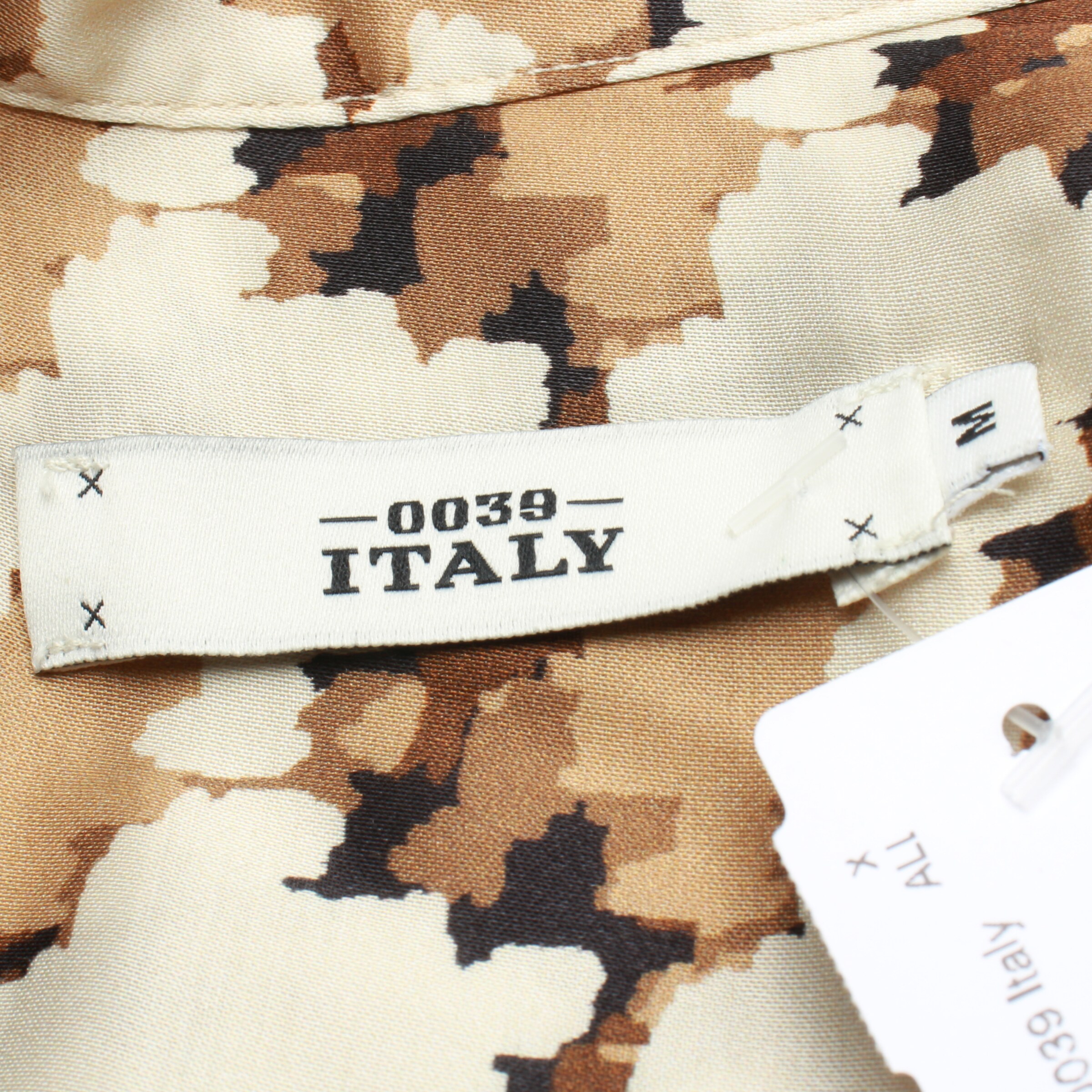 0039 Italy Bluse / Tunika M in Mischfarben