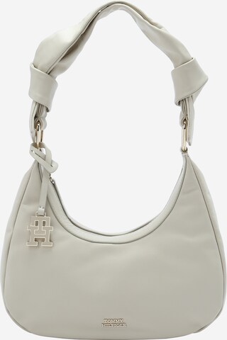 TOMMY HILFIGER - Mala de ombro em branco: frente