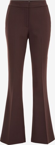 Regular Pantalon WE Fashion en marron : devant