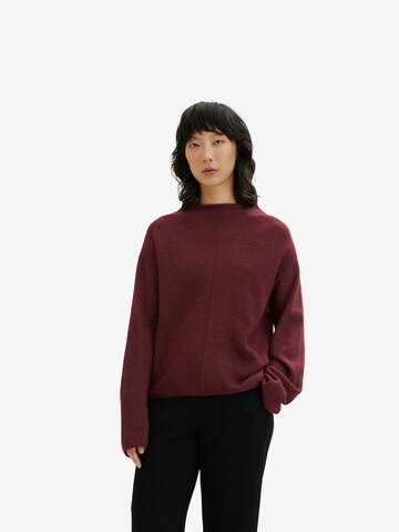 TOM TAILOR Sweater in Red