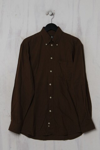 BOGNER Button Up Shirt in M in Brown: front