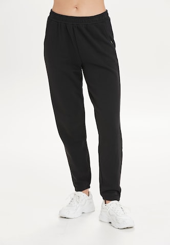 ENDURANCE Tapered Sweathose 'Beisty' in Schwarz: predná strana