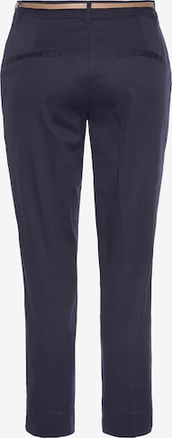 VIVANCE Slimfit Chinohose in Blau