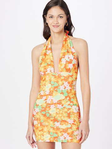 rosemunde - Vestido de verano en naranja: frente