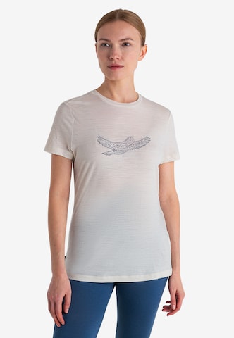 T-shirt fonctionnel '150 Tech Lite III' ICEBREAKER en blanc : devant