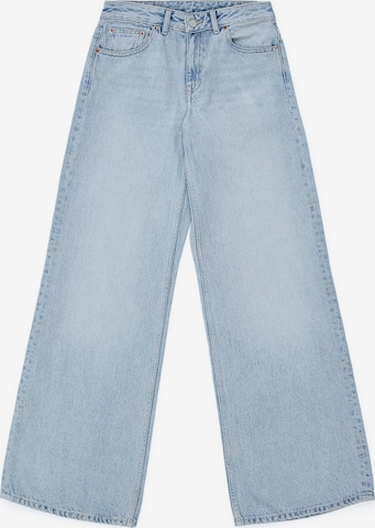 Dr. Denim Jeans 'Rhue Low Wide Jeans' in Blau: Vorderseite