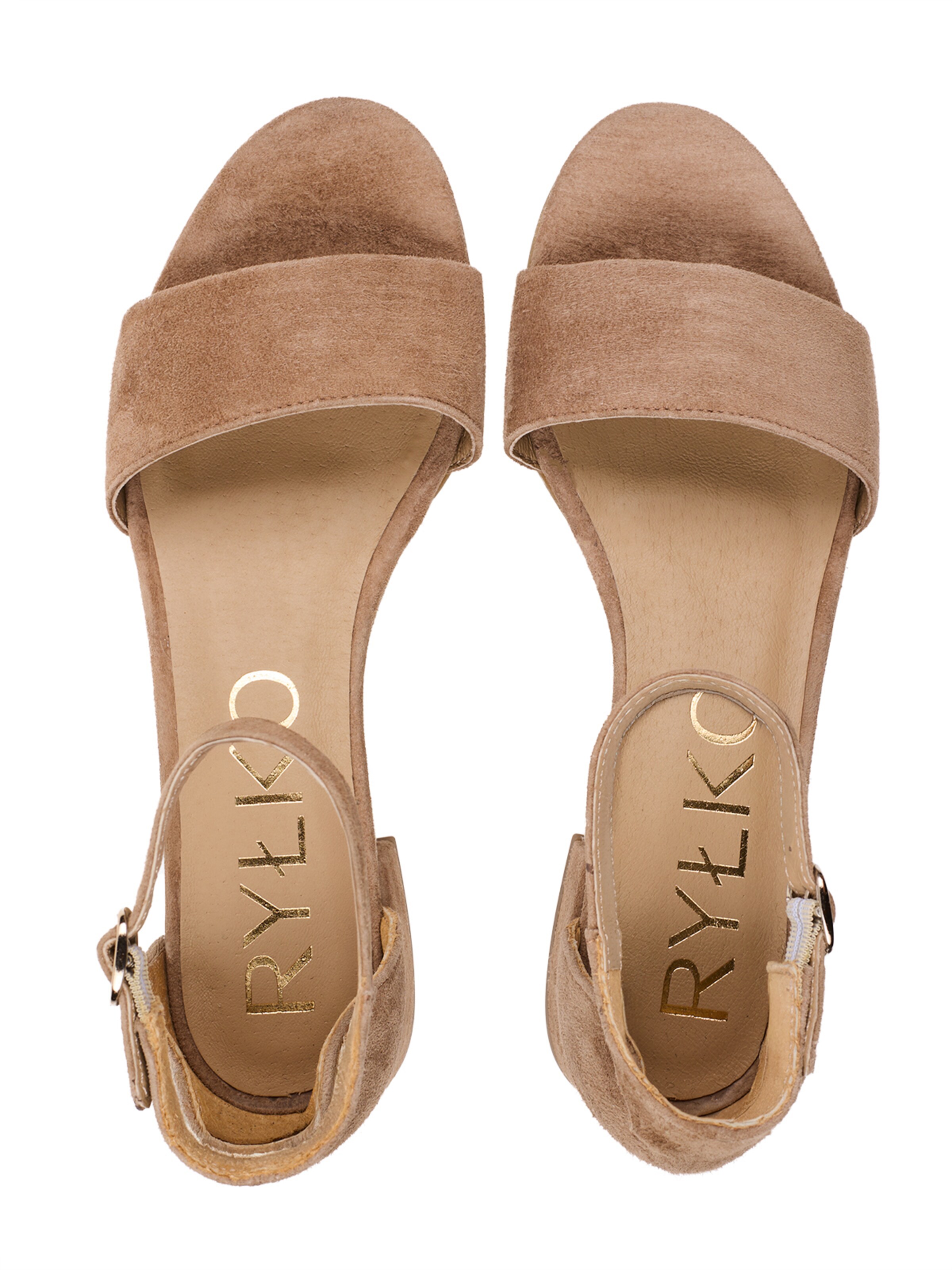 RYLKO Sandały w kolorze brązowy