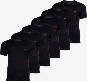 T-Shirt HUGO en noir : devant