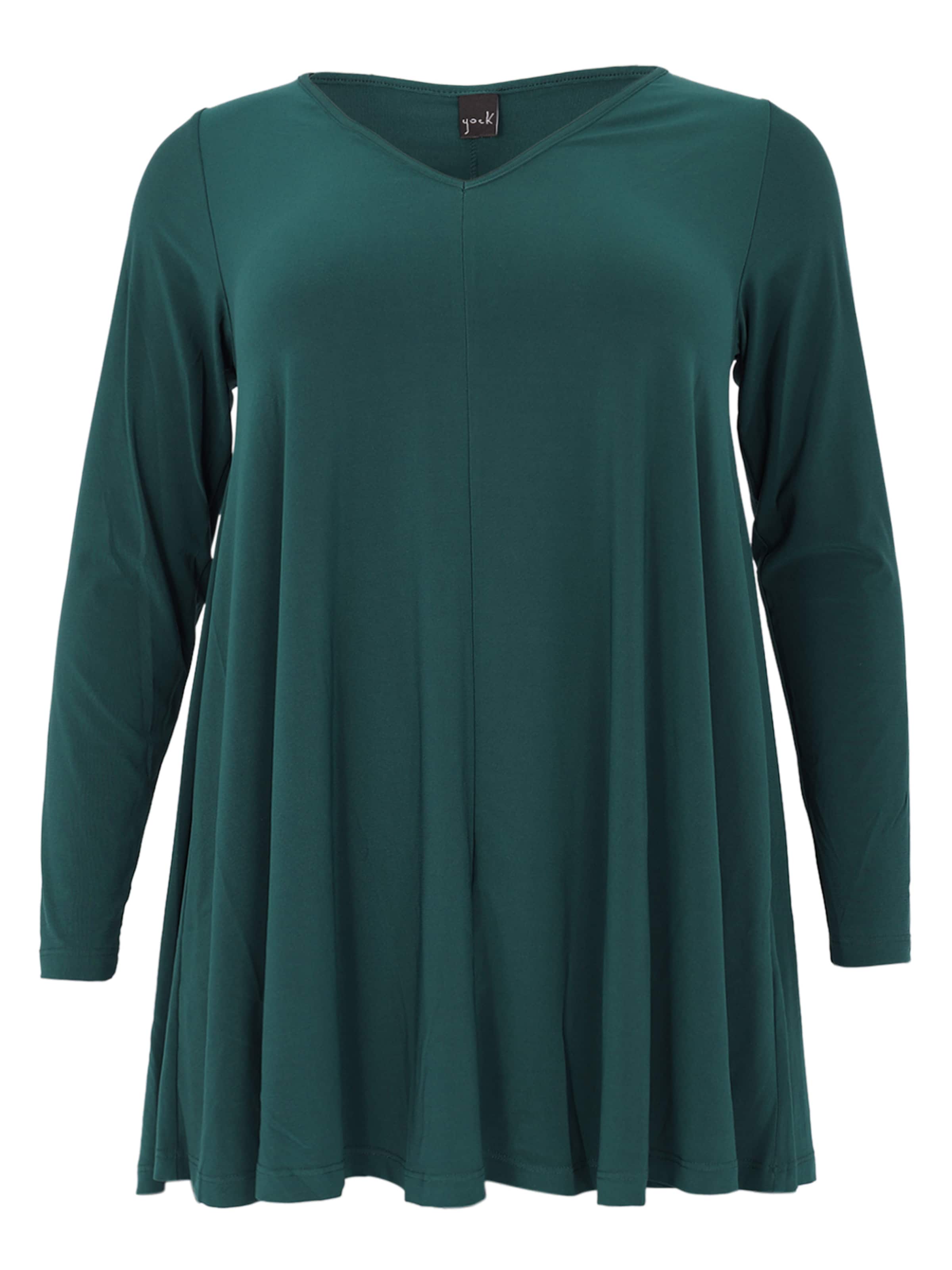 YOEK Tunic in Green: front