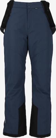 Whistler Regular Outdoor Pants 'Drizzle' in Blue: front
