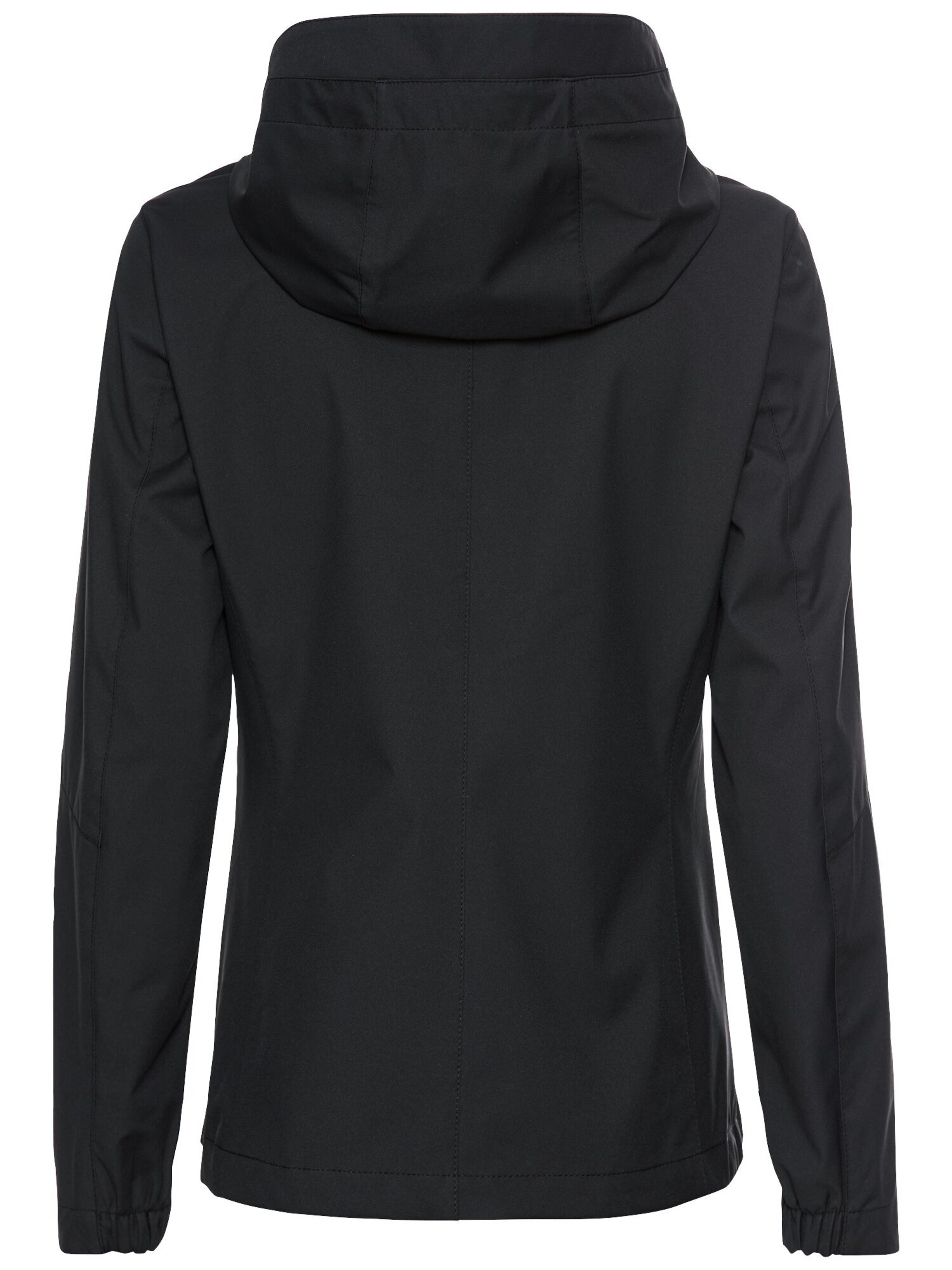 CAMEL ACTIVE Softshell Jacke aus recyceltem Polyester in Schwarz