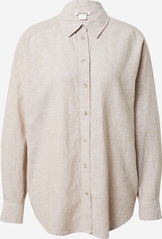 Monki Bluse i beige: forside