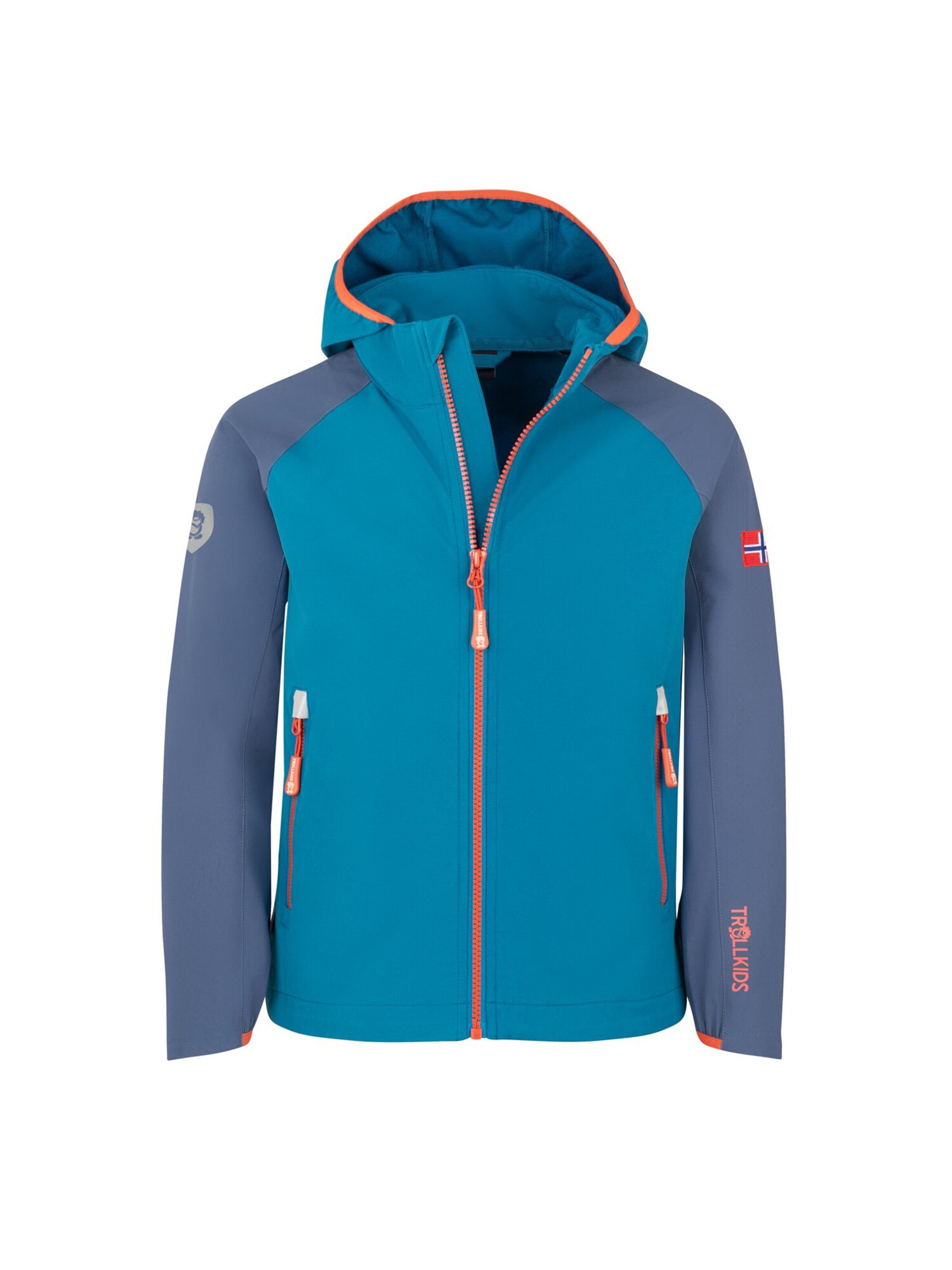 TROLLKIDS Outdoor jacket in Blue: front