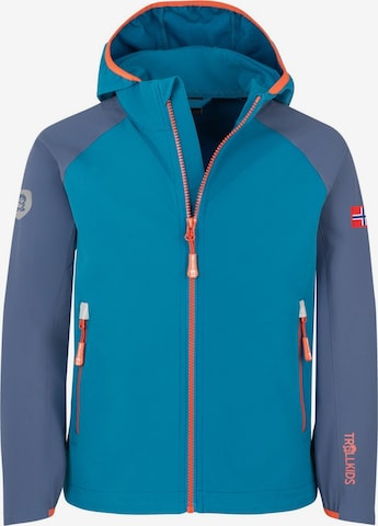 TROLLKIDS Outdoor jacket in Blue: front