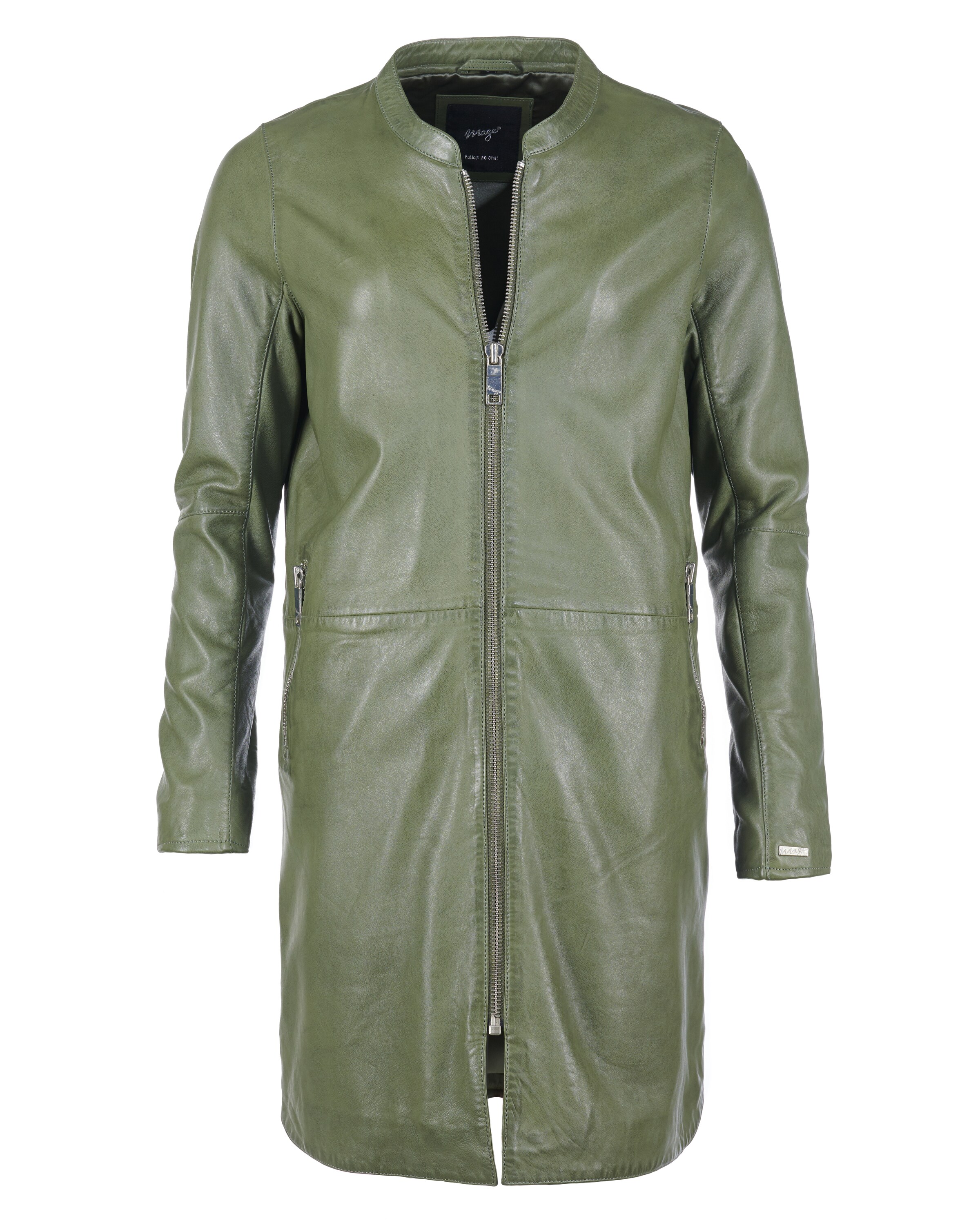 Maze Mantel in grün, Produktansicht