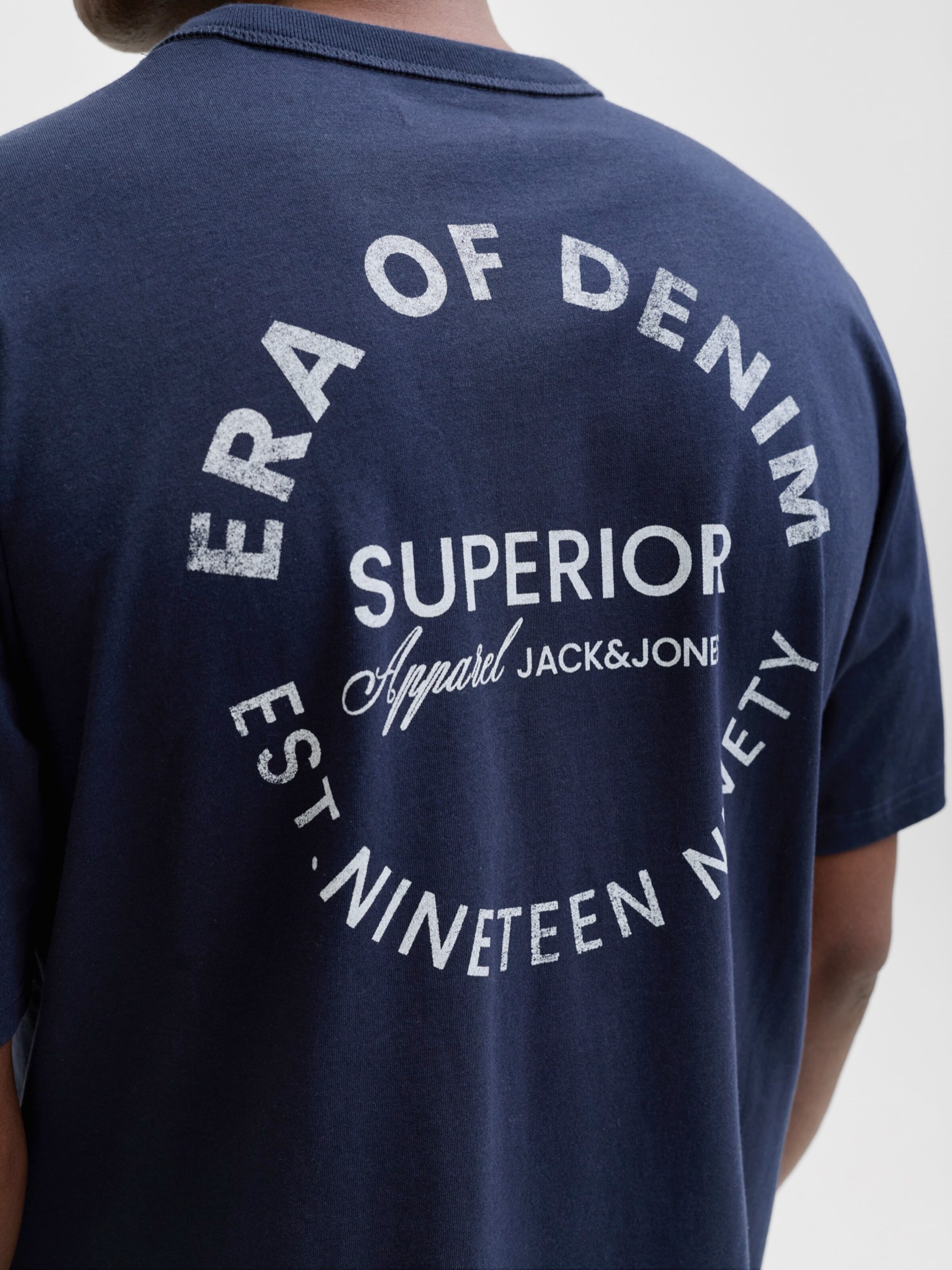 Jack & Jones Plus Tricou 'JJEDover' pe Bleumarin | ABOUT YOU