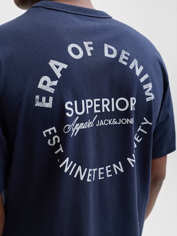 Maglietta 'JJEDover' di Jack & Jones Plus in blu
