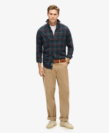 Superdry Regular fit Overhemd in Groen