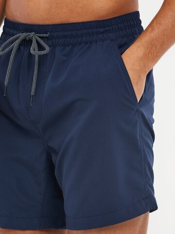 Threadbare Sportbadehose 'Dawlish' in Blau