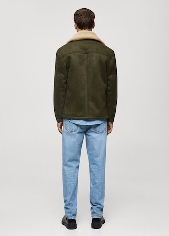 MANGO MAN Between-Season Jacket in Green