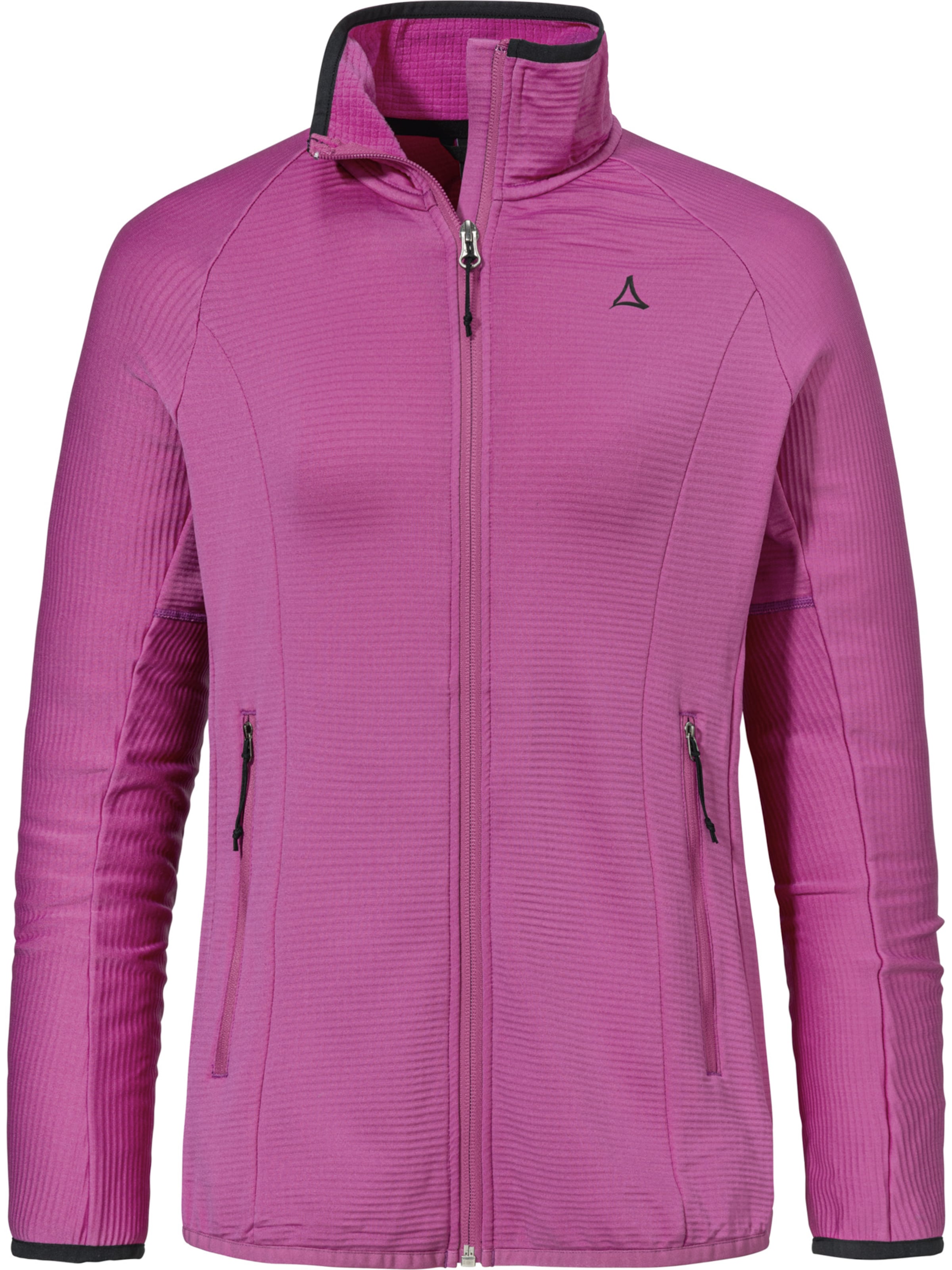 Schöffel Functionele fleece jas 'Cascata' in Roze: voorkant