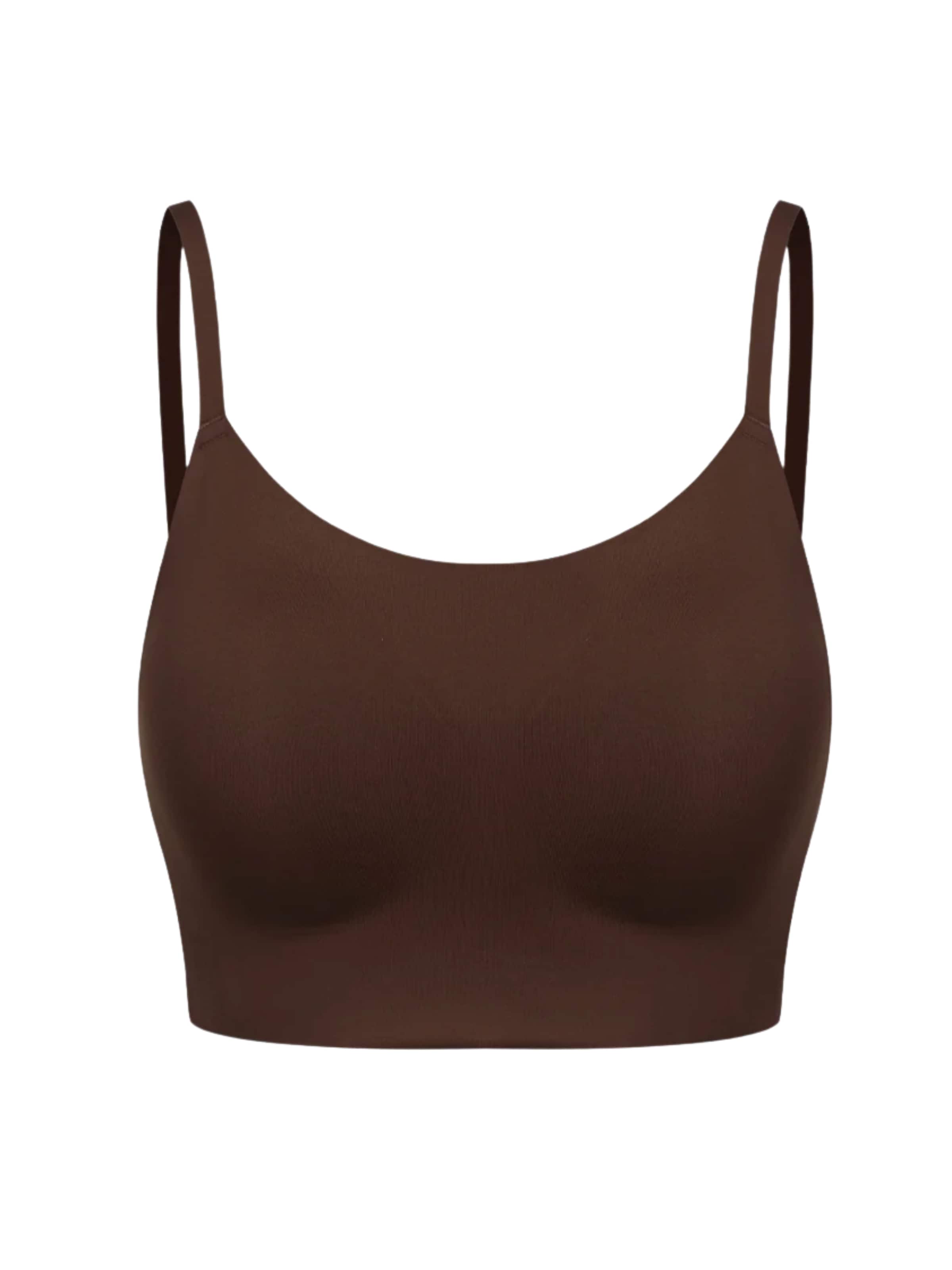 Bustier Soutien-gorge 'Scoop Neck BH' cfab (formerly creamy fabrics) en marron : devant
