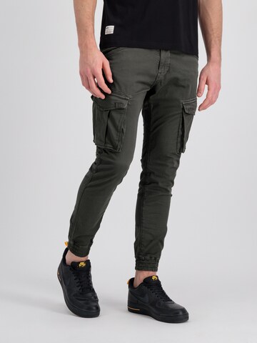 ALPHA INDUSTRIES Zúžený strih Kapsáče 'Spy' - Sivá