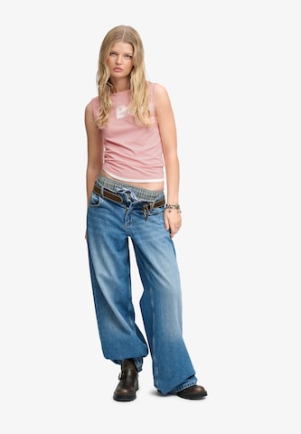 Haut 'Bench x Superdry & Co' BENCH en rose