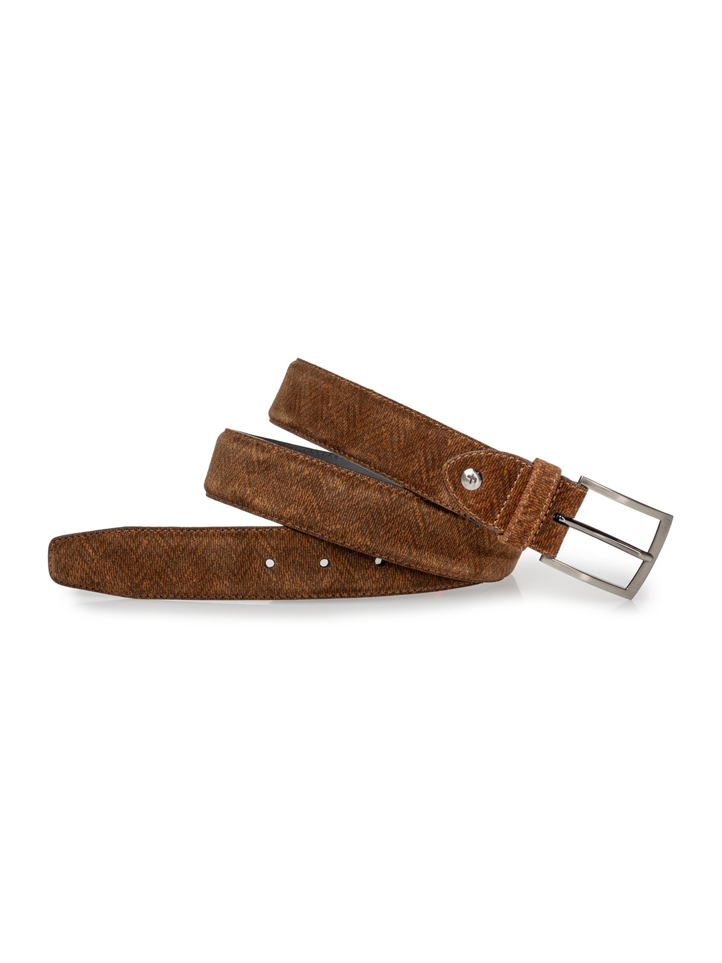 Floris van Bommel Riem 'De Belter 52' in Bruin: voorkant