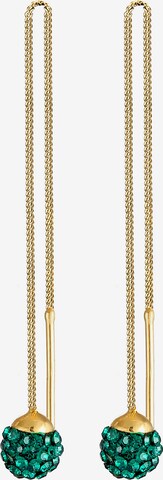 ELLI Earrings 'Ear Chain' in Gold: front