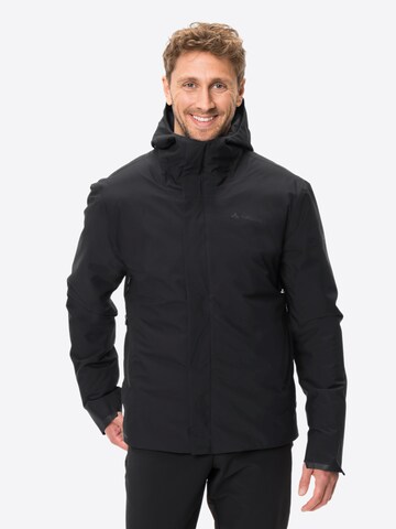 VAUDE Outdoor jacket in Black: front