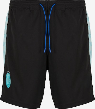 Pequs Housut 'Football' värissä sinivihreä / vaaleansininen / musta, Tuotenäkymä