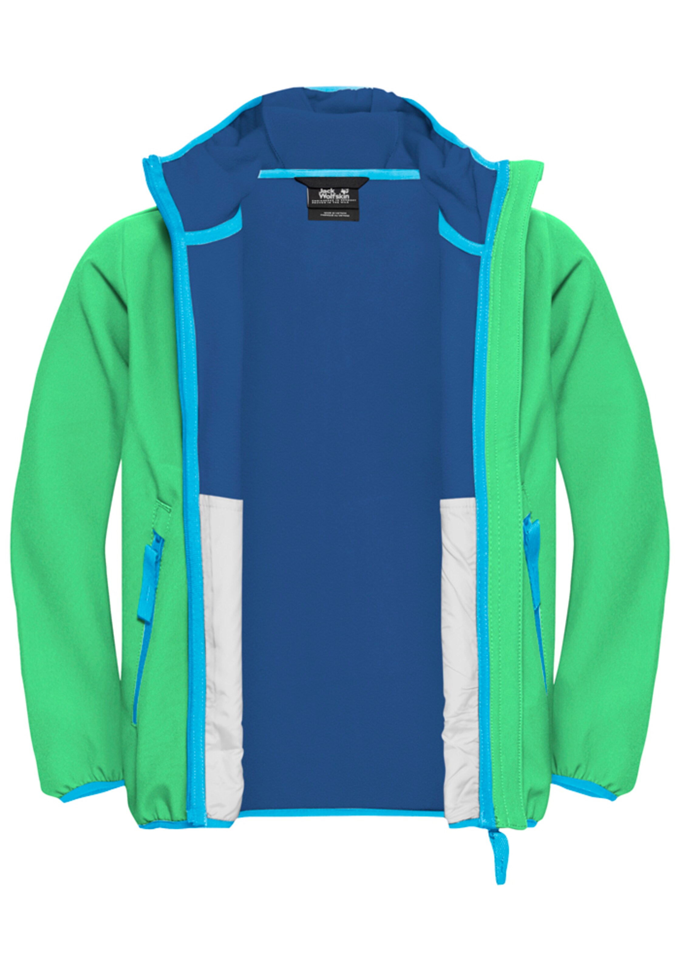 JACK WOLFSKIN Outdoorjacke 'Fourwinds' in Grün