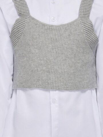 ONLY GIRLS Bluse 'ZOE' i hvid