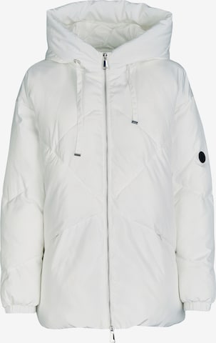 White Label Winter Jacket in White: front