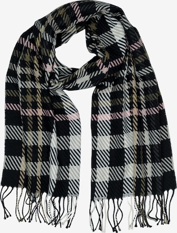 COLLEZIONE ALESSANDRO Schal 'Elegant' in Schwarz: Vorderseite